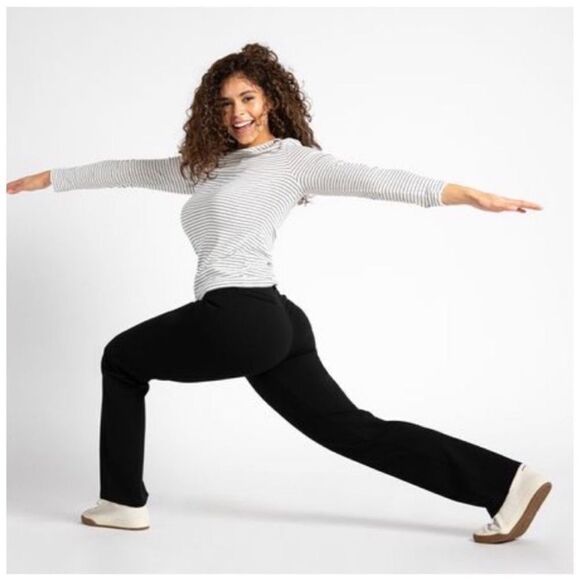 Betabrand Black Ponte Pull On Stretch Pants Office Travel Comfort NEW Size XXL - Picture 9 of 14